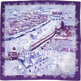 Hermès Le Passage a Moscou Silk Carre 90 Tuch Scarf