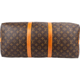 Louis Vuitton Monogram Canvas Keepall 50 Bandoulière Travel Bag