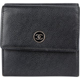 Chanel Black Leather CC Wallet