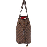 Louis Vuitton Monogram Damier Ebene Canvas Neverfull MM Shoulder Bag