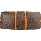 Louis Vuitton Monogram Canvas Keepall 60 Bandoulière Travel Bag