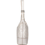 Gucci Silver Guccissima Leather Hobo Shoulder Bag - vintageandkickz