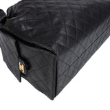 Chanel 25 Quilted Caviar Leather CC Drawstring Shoulder Bag