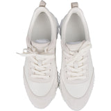 Hermès White Leather & Suede Bouncing Sneakers (43)