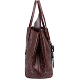 Alaïa Leather Studded Motif Mina Tote Shoulder Bag
