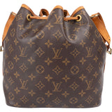 Louis Vuitton Monogram Canvas Sac Noé Petit Shoulder Bag