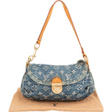 Louis Vuitton Monogram Denim Mini Pleaty Handbag