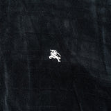 Burberry Black Velvet Nova-Check Monogram Harrington Jacket (M-L)