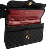 Chanel Quilted Lambskin Bicolor Double Flap Shoulder Bag