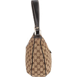 Gucci Monogram GG Canvas Sherry Line Web Stripe Hobo Shoulder Bag