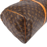 Louis Vuitton Monogram Canvas Keepall 55 Travel Bag