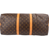 Louis Vuitton Monogram Canvas Keepall 50 Bandoulière Travel Bag