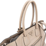 Prada Vitello Daino Leather Tote Luggage Handbag