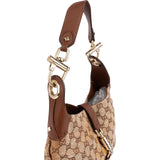 Gucci Monogram GG Canvas New Jackie Hobo Shoulder Bag