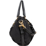 Prada Black Nylon Logo Handbag - vintageandkickz