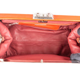 Miu Miu Patent Leather Matelassé Clutch Bag