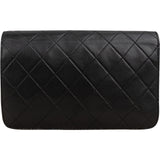 Chanel Quilted Lambskin 24K Gold Single Flap Shoulder Bag