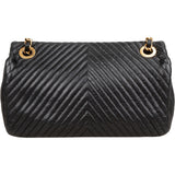 Chanel Quilted Lambskin Chevron Single Flap Crossbody Bag