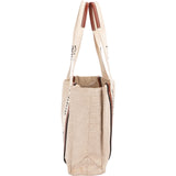 Chloé Canvas Medium Woody Tote Shoulder Bag