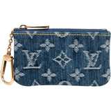 Louis Vuitton Monogram Denim Cles Key Pouch