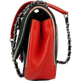 Chanel Quilted Lambskin Cuba Multicolor Medium Single Flap Crossbody Bag