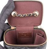 Chanel Quilted Lambskin Mini Vanity Case Crossbody Bag
