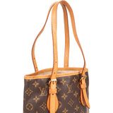 Louis Vuitton Monogram Canvas Petit Bucket PM Shoulder Bag