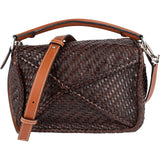 Loewe Woven Leather Puzzle Handbag