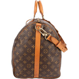 Louis Vuitton Monogram Canvas Keepall 55 Bandoulière Travel Bag