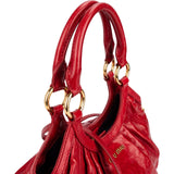 Miu Miu Vitello Lux Coffer Hobo Shoulder Bag