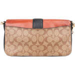 [🔄️B07 / F42] Coach Monogram Alie Signature Canvas Rivets Crossbody Bag - vintageandkickz