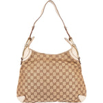 [🔄️B24 / F39] Gucci Monogram GG Canvas Abbey D-Ring Hobo Shoulder Bag - vintageandkickz