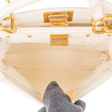 Fendi Shearling Mini Peekaboo Handbag