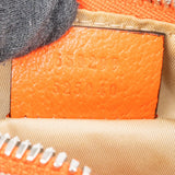 Gucci x The North Face Orange Leather Monogram GG Canvas Belt Bum Bag Crossbody Bag