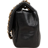 Chanel Quilted Lambskin Chevron Single Flap Crossbody Bag