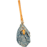 Louis Vuitton Monogram Denim Pleaty Shoulder Bag