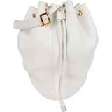 Hermès White Leather Market GM Tsubal Bucket Shoulder Bag