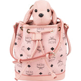 MCM Monogram Visetos Puppy Mini Drawstring Crossbody Bag