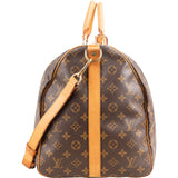 Louis Vuitton Monogram Canvas Keepall 55 Bandoulière Travel Bag