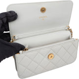 Chanel Quilted Lambskin Mini Adjustable Wallet On Chain Crossbody Bag