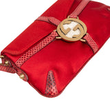 Gucci Satin Crystal GG Micro Flap Bag Handbag