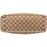 Gucci Monogram GG Canvas Positano Scarf Drawstring Shoulder Bag