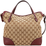 Gucci Monogram GG Canvas Bree Tote Handbag