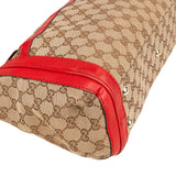 Gucci GG Monogram Bamboo Handbag