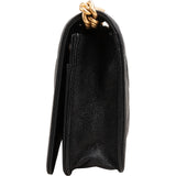 Chanel Quilted Caviar Leather Boy Wallet On Chain Crossbody Bag