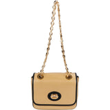 Gucci Leather GG Vintage Marina Chain Double Flap Crossbody Bag