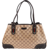 Gucci Monogram GG Coated Canvas New Britt Shoulder Bag