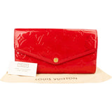 Louis Vuitton Monogram Vernis Sarah Wallet