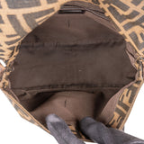 Fendi Monogram FF Zucca Mamma Baguette Shoulder Bag