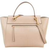 Celine Beige Grained Calfskin Belt Handbag